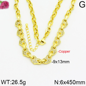 Fashion Copper Necklace  F2N400118ajvb-J111