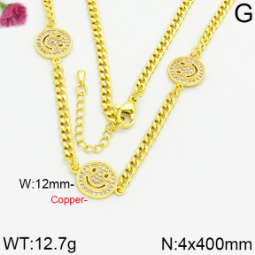 Fashion Copper Necklace  F2N400119vihb-J111