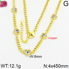 Fashion Copper Necklace  F2N400121aija-J111