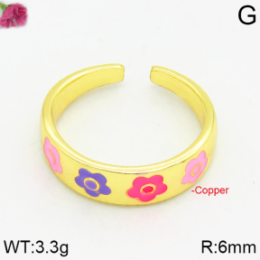 Fashion Copper Ring  F2R300072bbov-J111