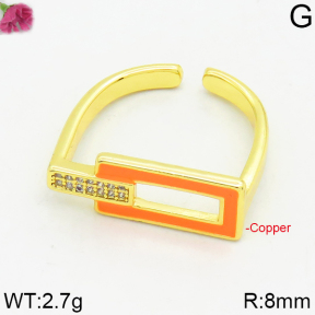 Fashion Copper Ring  F2R300252bbov-J111