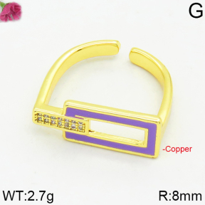 Fashion Copper Ring  F2R300255bbov-J111