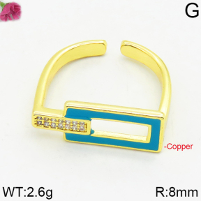 Fashion Copper Ring  F2R300259bbov-J111