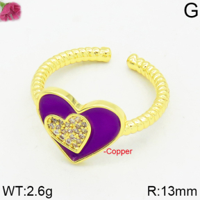Fashion Copper Ring  F2R400171bbov-J111