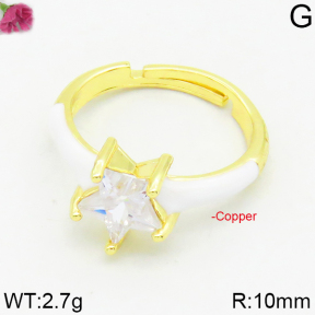 Fashion Copper Ring  F2R400192bbov-J111