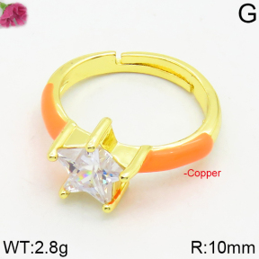 Fashion Copper Ring  F2R400195bbov-J111
