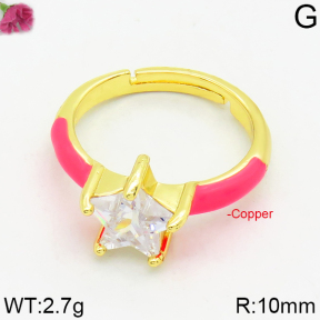 Fashion Copper Ring  F2R400196bbov-J111
