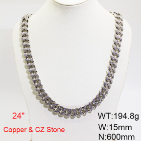 Fashion Copper Necklace  F6N403656hoib-905