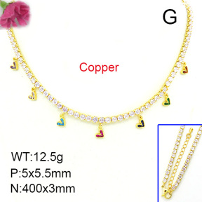 Fashion Copper Necklace  F7N400040ahpv-L002