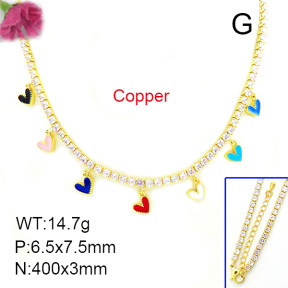 Fashion Copper Necklace  F7N400041vhov-L002