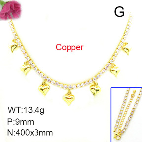 Fashion Copper Necklace  F7N400043ahlv-L002