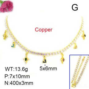 Fashion Copper Necklace  F7N400044vihb-L002