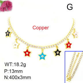 Fashion Copper Necklace  F7N400046vihb-L002