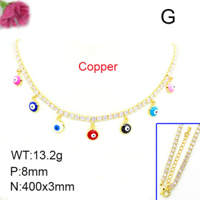 Fashion Copper Necklace  F7N400047vhmv-L002