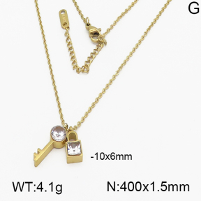 SS Necklace  5N4000403bbov-373