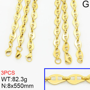 SS Necklace  2N2000125bjma-465