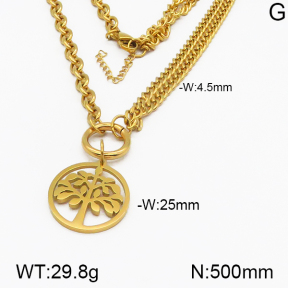 SS Necklace  5N2000627ahjb-706