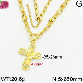 Fashion Copper Necklace  F2N400126vhnv-J17