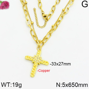 Fashion Copper Necklace  F2N400131ahlv-J17