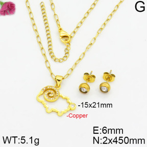 Fashion Copper Sets  F2S000275ahjb-J17