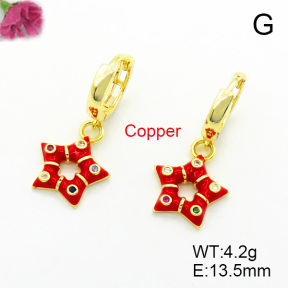 Fashion Brass Earrings