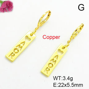 Fashion Copper Earrings  F7E200001avja-L002