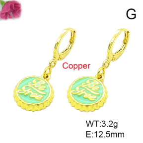 Fashion Copper Earrings  F7E300037baka-L002