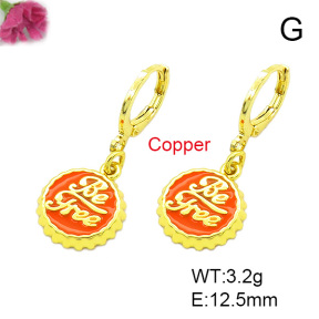 Fashion Copper Earrings  F7E300039baka-L002