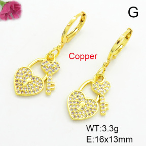 Fashion Copper Earrings  F7E400009ablb-L002