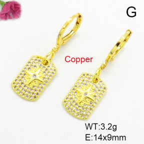 Fashion Copper Earrings  F7E400011vbnb-L002