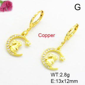 Fashion Copper Earrings  F7E400019baka-L002