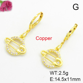 Fashion Copper Earrings  F7E400026baka-L002