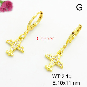 Fashion Copper Earrings  F7E400029baka-L002
