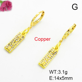 Fashion Copper Earrings  F7E400030baka-L002