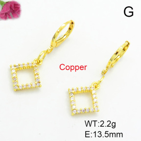 Fashion Copper Earrings  F7E400031baka-L002