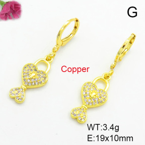 Fashion Copper Earrings  F7E400035vbnb-L002