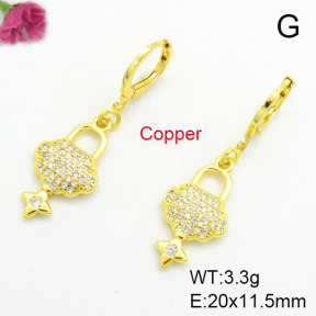 Fashion Copper Earrings  F7E400036vbnb-L002