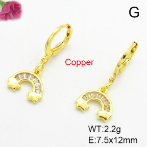 Fashion Copper Earrings  F7E400037ablb-L002