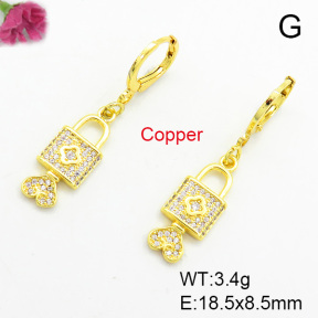 Fashion Copper Earrings  F7E400039vbnb-L002