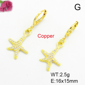 Fashion Copper Earrings  F7E400041aakm-L002