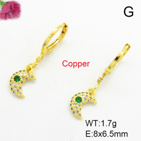 Fashion Copper Earrings  F7E400047baka-L002