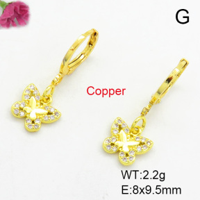 Fashion Copper Earrings  F7E400049baka-L002
