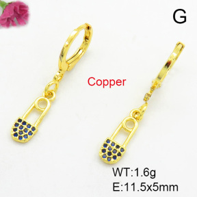Fashion Copper Earrings  F7E400054aakm-L002