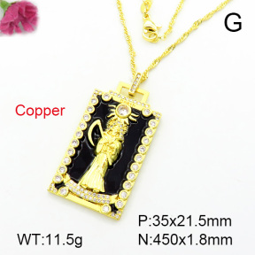 Fashion Copper Necklace  F7N300054vbnb-L002