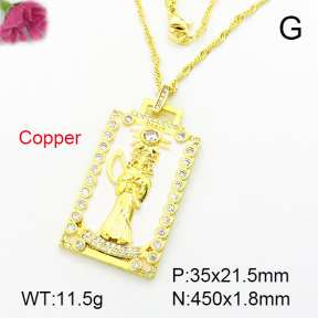 Fashion Copper Necklace  F7N300055vbnb-L002