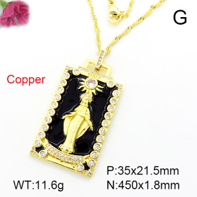 Fashion Copper Necklace  F7N300059vbnb-L002