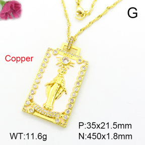 Fashion Copper Necklace  F7N300060vbnb-L002