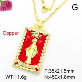 Fashion Copper Necklace  F7N300061vbnb-L002
