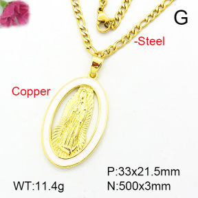 Fashion Copper Necklace  F7N300069avja-L002