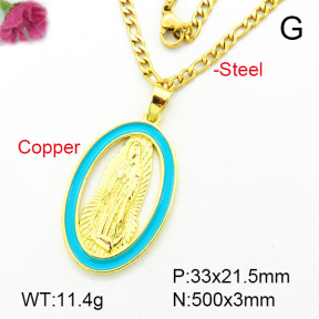 Fashion Copper Necklace  F7N300072avja-L002